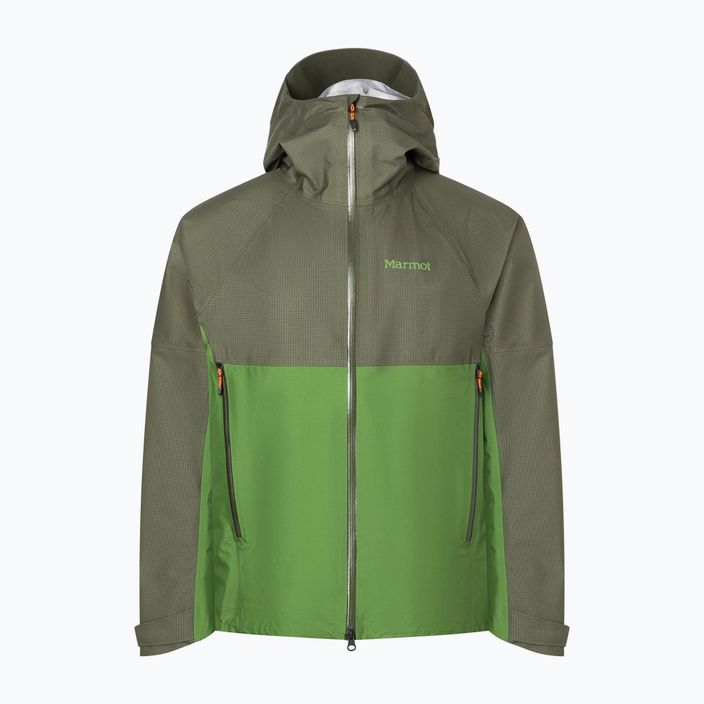Куртка дощовик чоловіча Marmot Mitre Peak Gore Tex зелена M12685 5