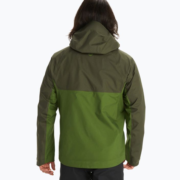 Куртка дощовик чоловіча Marmot Mitre Peak Gore Tex зелена M12685 8