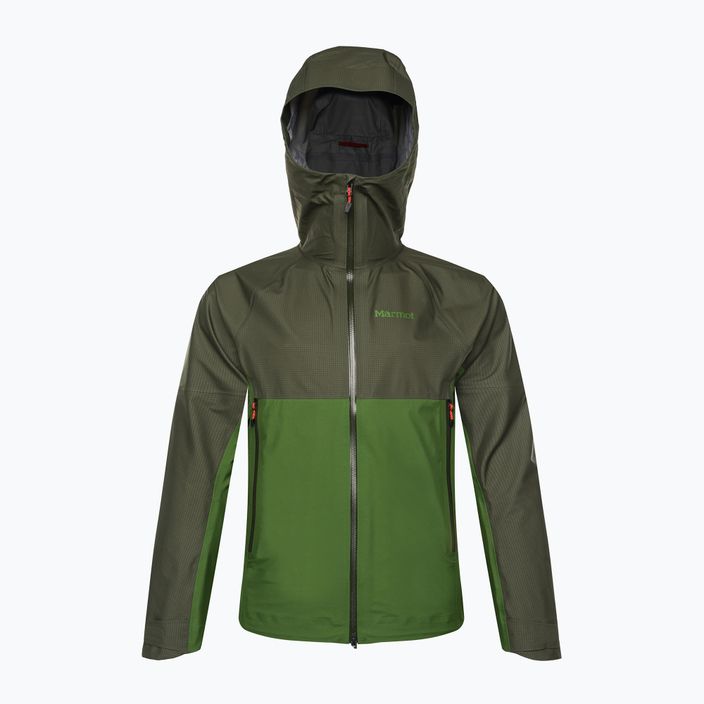 Куртка дощовик чоловіча Marmot Mitre Peak Gore Tex зелена M12685