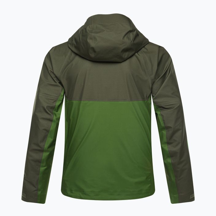 Куртка дощовик чоловіча Marmot Mitre Peak Gore Tex зелена M12685 2