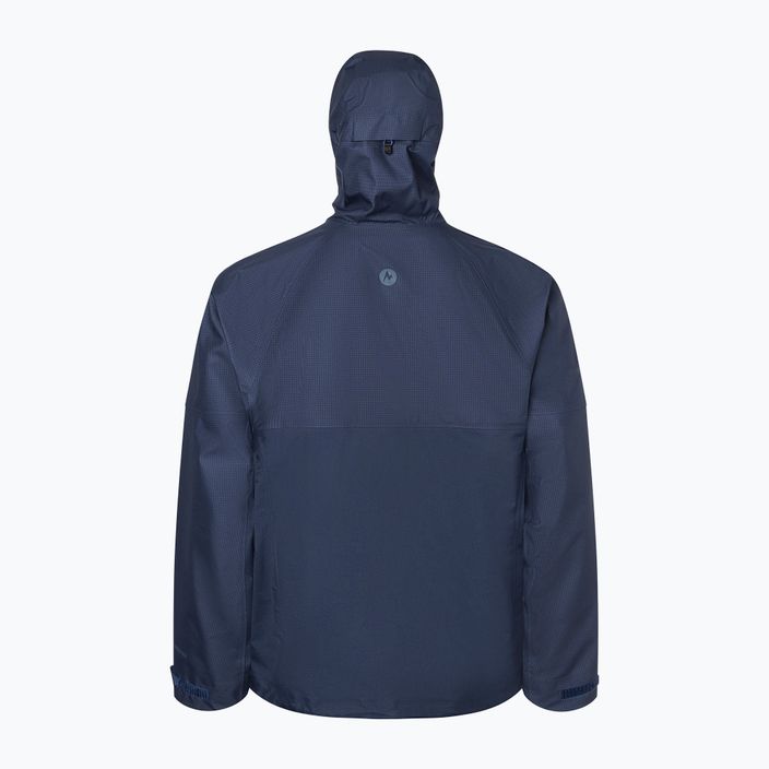 Куртка дощовик з мембраною чоловіча Marmot Mitre Peak темно-синя M126852975S 2