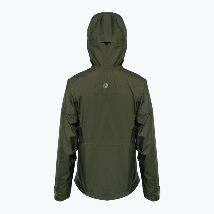 Куртка дощовик жіноча Marmot Mitre Peak Gore Tex зелена M12687 7