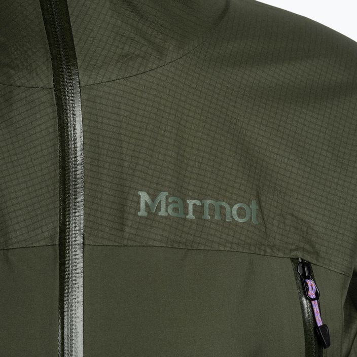 Куртка дощовик жіноча Marmot Mitre Peak Gore Tex зелена M12687 8