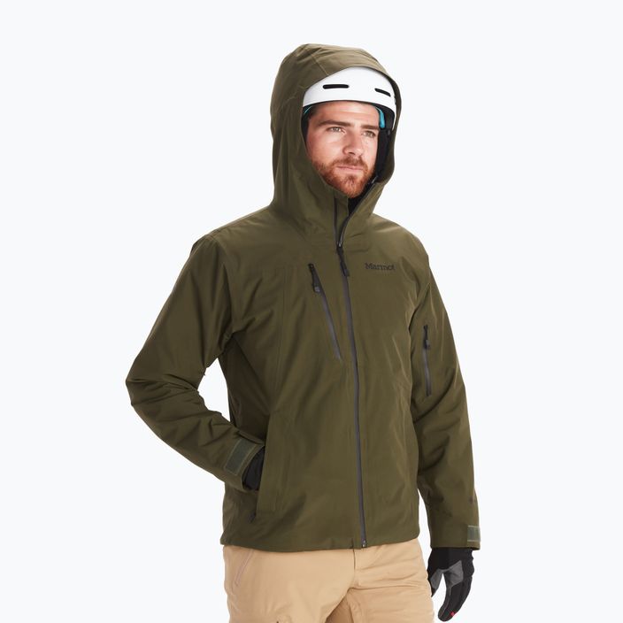Куртка лижна чоловіча Marmot Lightray Gore Tex зелена 11000-4859 2