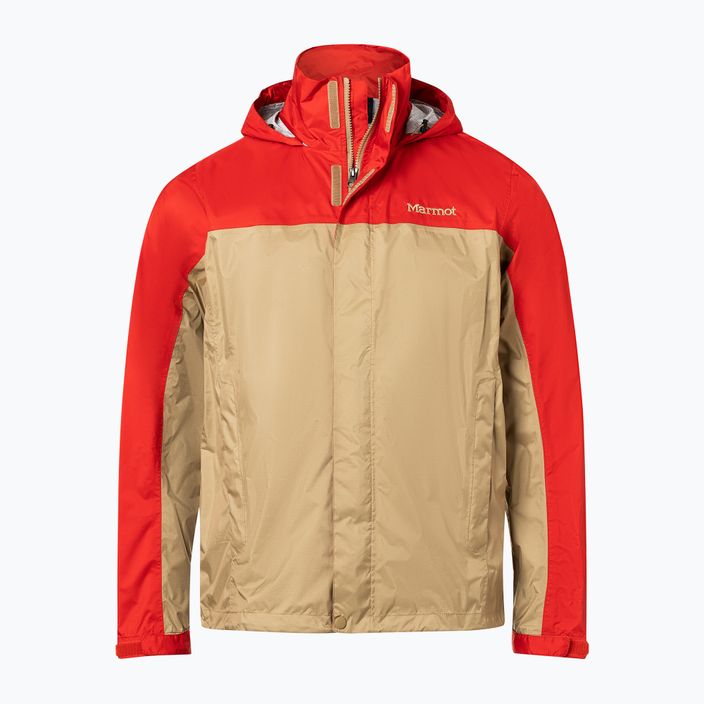 Куртка трекінгова чоловіча Marmot Precip Eco червоно-коричнева 41500 6