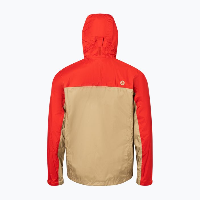 Куртка трекінгова чоловіча Marmot Precip Eco червоно-коричнева 41500 7