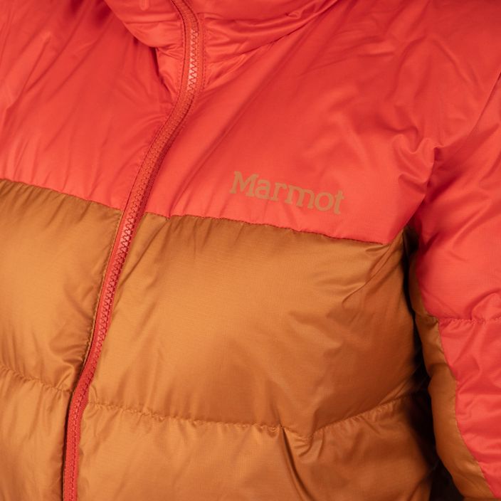 Пуховик жіночий Marmot Guides Down Hoody коричнево-червона 79300 5
