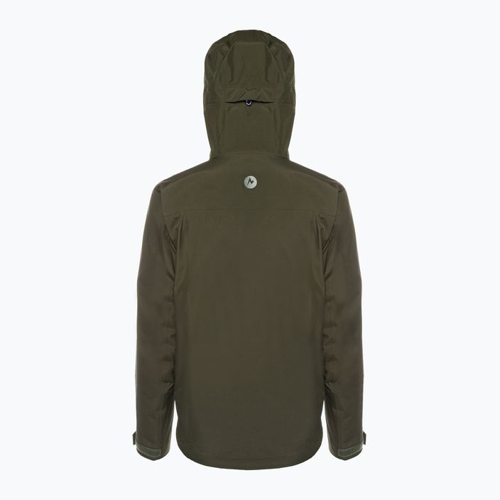 Куртка дощовик жіноча Marmot Minimalist Pro Gore Tex зелена M12388 2