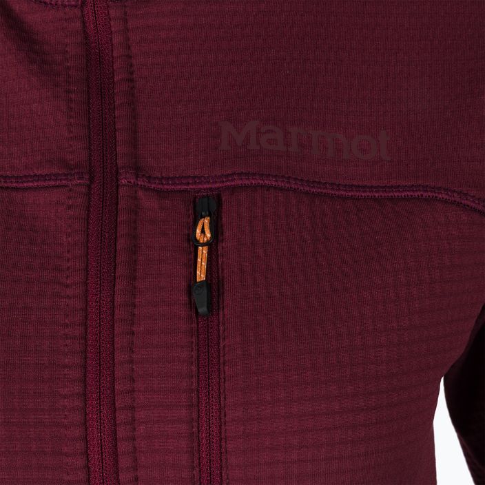 Флісова кофта жіноча Marmot Preon bordowa M12399 4