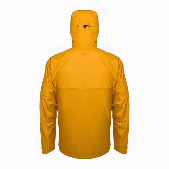 Куртка трекінгова чоловіча Marmot Mitre Peak Gore Tex жовта M12685 3