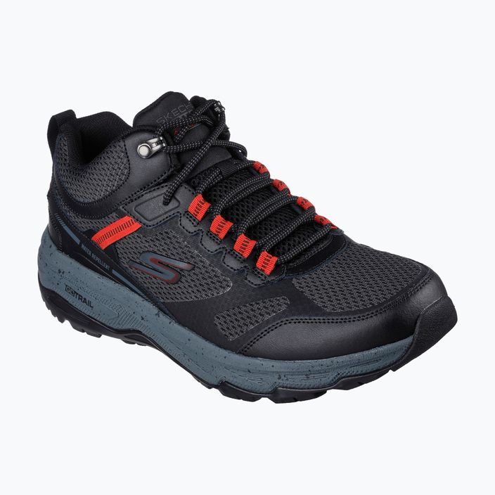 Кросівки для бігу чоловічі SKECHERS Go Run Trail Altitude Element black/charcoal 7