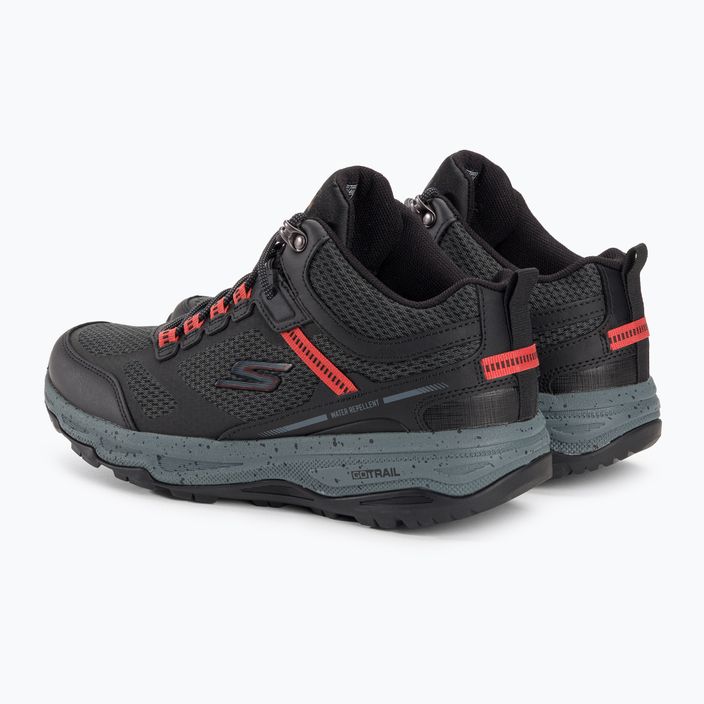 Кросівки для бігу чоловічі SKECHERS Go Run Trail Altitude Element black/charcoal 3