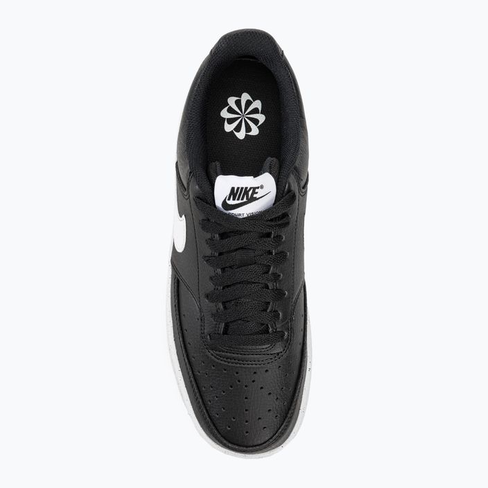 Чоловічі кросівки Nike Court Vision Low Next Nature чорні/білі/чорні 5
