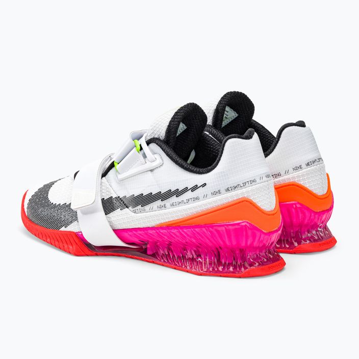 Кросівки для важкої атлетики Nike Romaleos 4 Olympic Colorway white/black/bright crimson 3