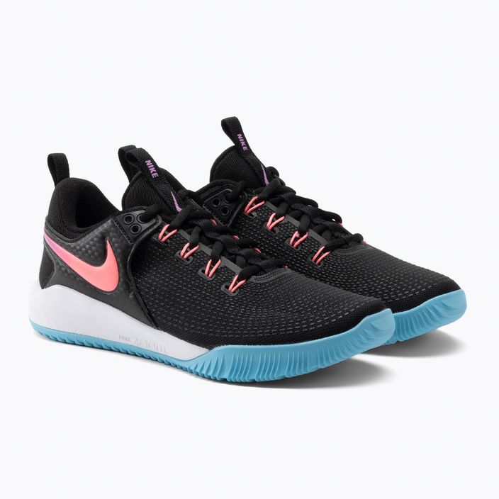 Кросівки волейбольні Nike Air Zoom Hyperace 2 LE чорно-рожеві DM8199-064 5