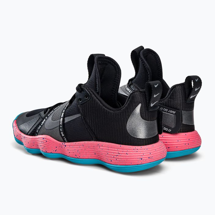 Кросівки волейбольні Nike React Hyperset SE чорно-рожеві DJ4473-064 3