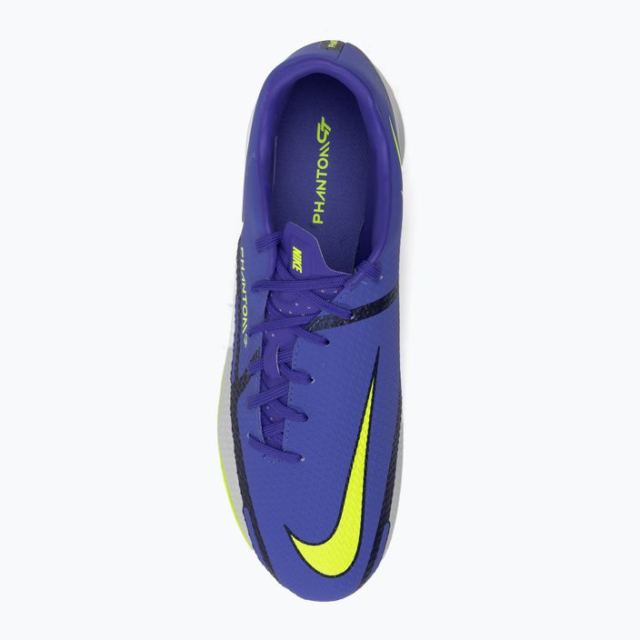 Футбольні бутси чоловічі Nike Phantom GT2 Academy IC сині DC0765-570 6
