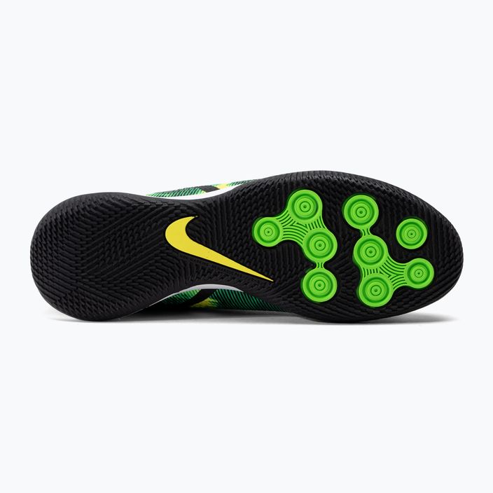 Футбольні бутси чоловічі Nike Phantom GT2 Academy DF SW IC чорно-зелені DM0720-003 4
