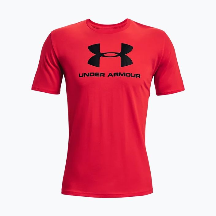 Футболка тренувальна чоловіча Under Armour UA Sportstyle Logo SS червона 1329590
