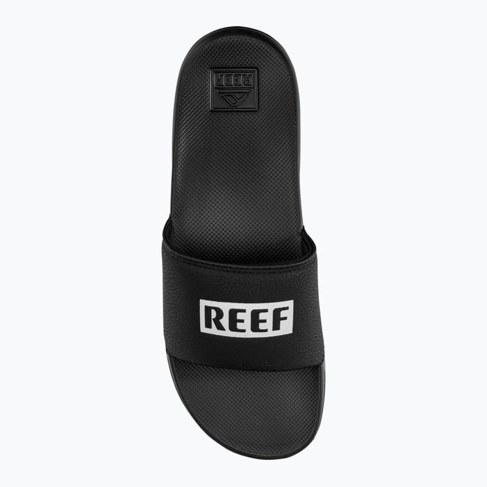 Шльопанці чоловічі REEF One Slide чорно-білі CI7076 6