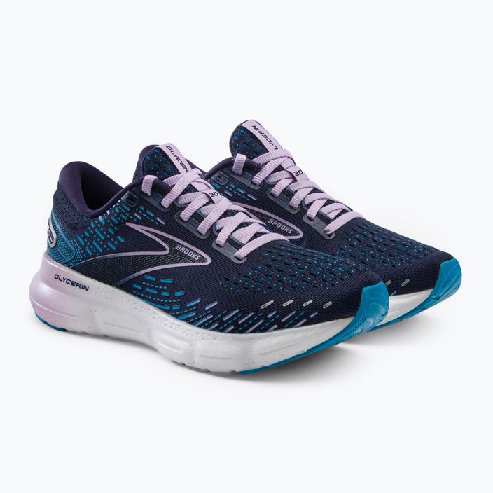 Кросівки для бігу жіночі Brooks Glycerin 20 peacoat/ocean/pastel lilac 5