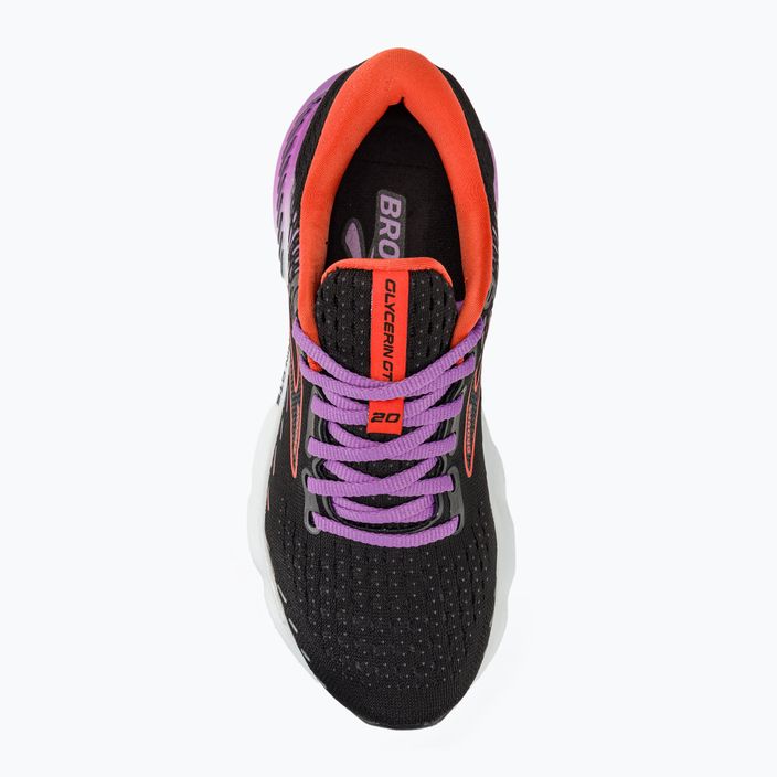Жіночі бігові кросівки Brooks Glycerin GTS 20 чорний/дзвіночок/фієста 5