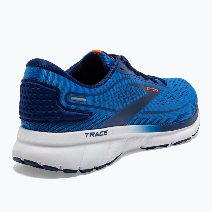 Кросівки для бігу чоловічі Brooks Trace 2 palace blue/blue depths/orange 8