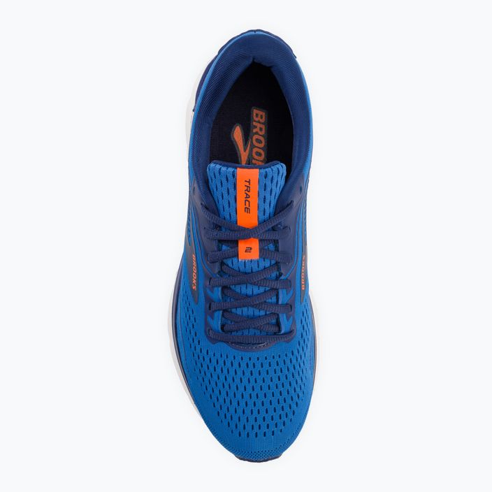Кросівки для бігу чоловічі Brooks Trace 2 palace blue/blue depths/orange 7