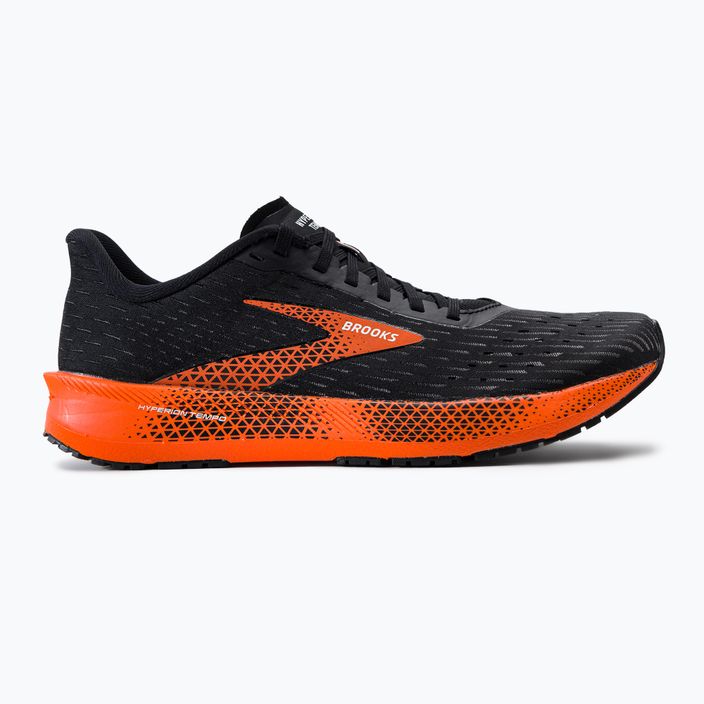 Кросівки для бігу чоловічі Brooks Hyperion Tempo black/flame/grey 2