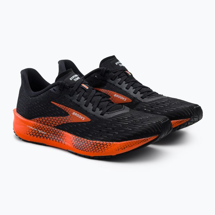 Кросівки для бігу чоловічі Brooks Hyperion Tempo black/flame/grey 5