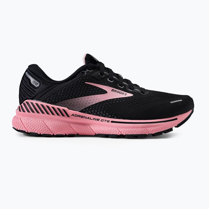 Кросівки для бігу жіночі Brooks Adrenaline GTS 22 black/dianthus/silver 2