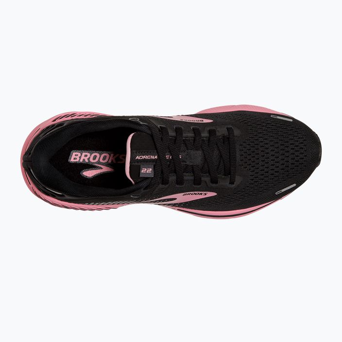 Кросівки для бігу жіночі Brooks Adrenaline GTS 22 black/dianthus/silver 12