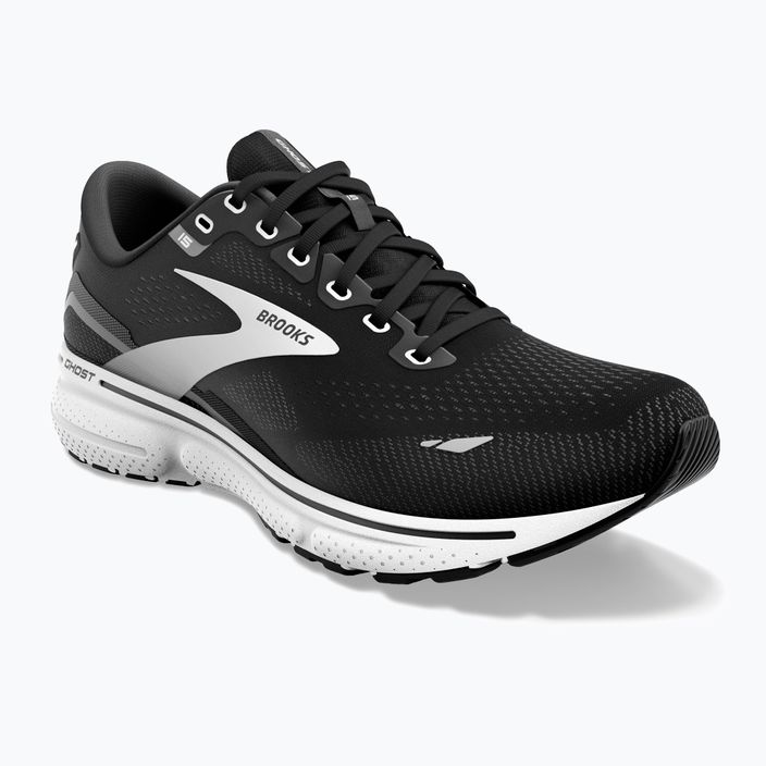 Кросівки для бігу чоловічі Brooks Ghost 15 black/blackened pearl/white 10