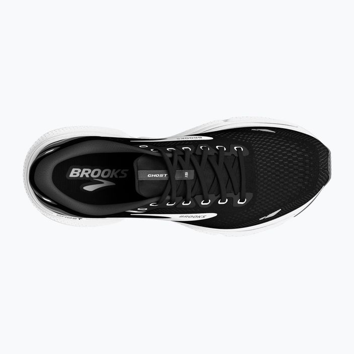 Кросівки для бігу чоловічі Brooks Ghost 15 black/blackened pearl/white 13