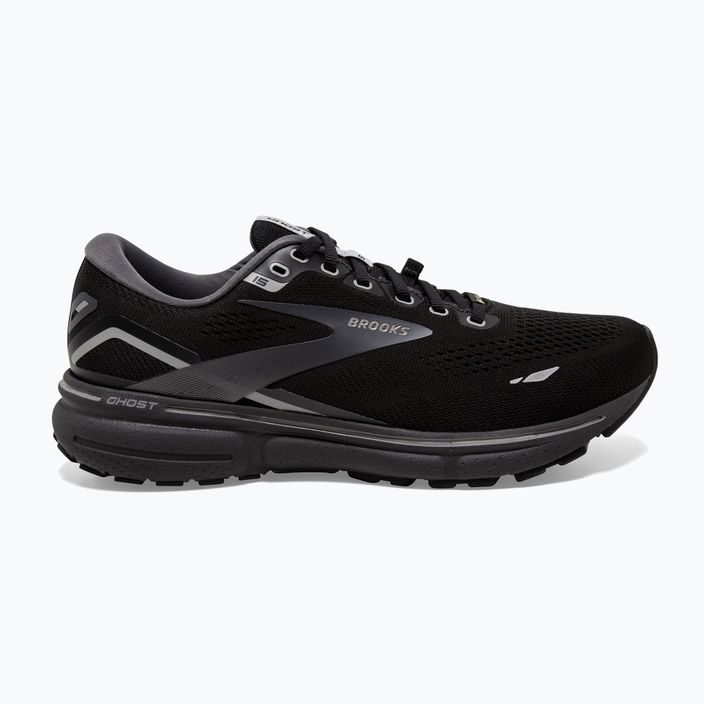 Кросівки для бігу чоловічі Brooks Ghost 15 GTX black/blackened pearl/alloy 12