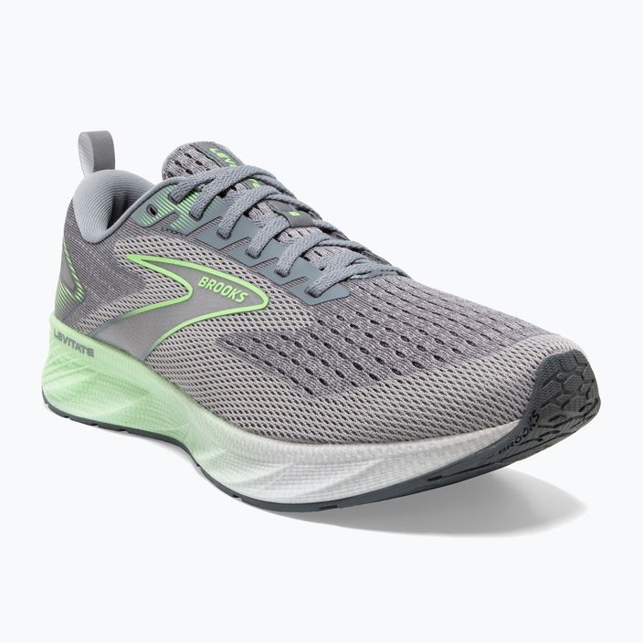 Кросівки для бігу чоловічі Brooks Levitate 6 primer grey/neon green 10