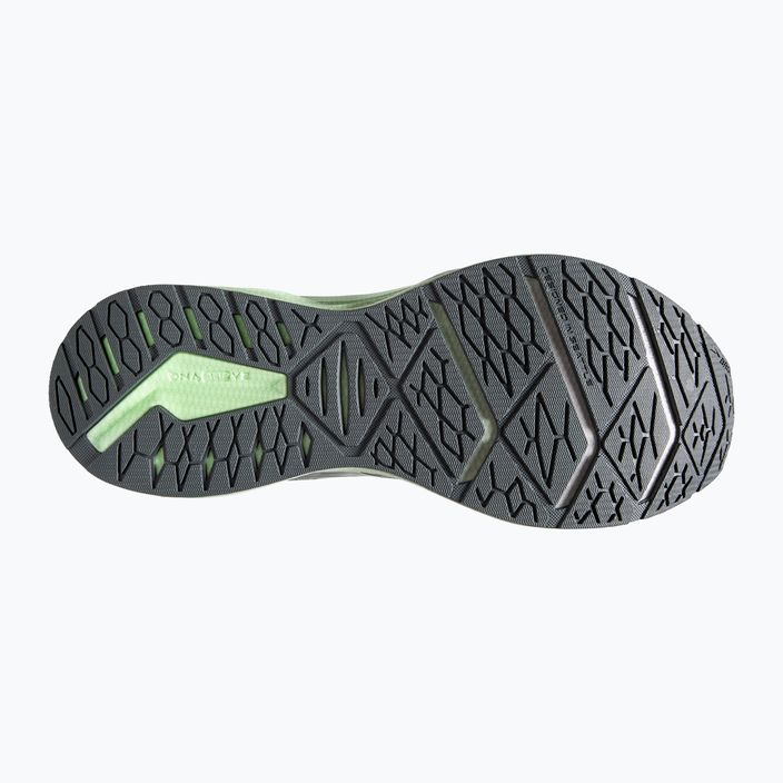 Кросівки для бігу чоловічі Brooks Levitate 6 primer grey/neon green 14