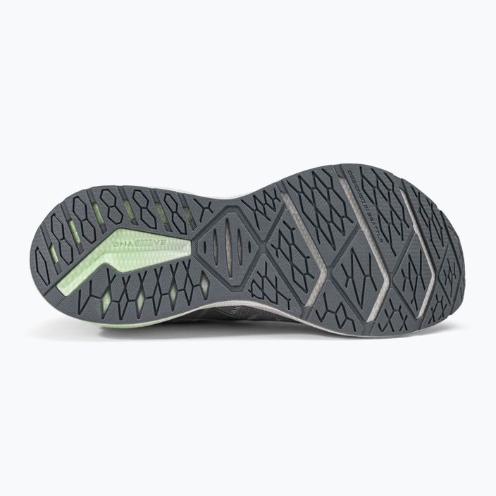 Кросівки для бігу чоловічі Brooks Levitate 6 primer grey/neon green 5
