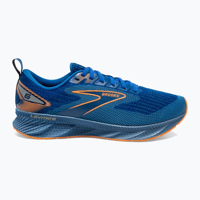 Кросівки для бігу чоловічі Brooks Levitate 6 classic blue/orange 11