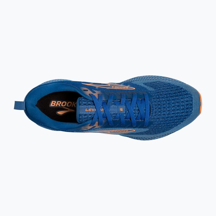 Кросівки для бігу чоловічі Brooks Levitate 6 classic blue/orange 13