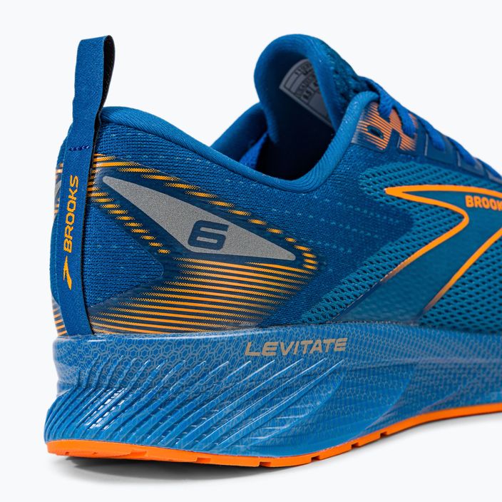 Кросівки для бігу чоловічі Brooks Levitate 6 classic blue/orange 9