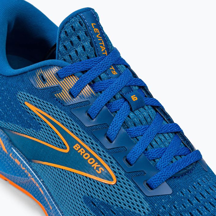 Кросівки для бігу чоловічі Brooks Levitate GTS 6 classic blue/orange 8