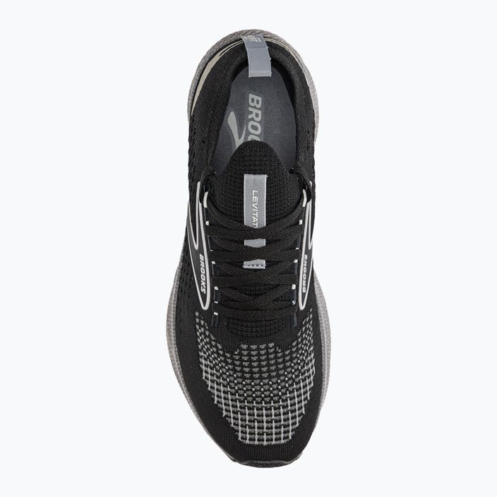 Кросівки для бігу чоловічі Brooks Levitate StealthFit 6 black/grey/oyster 6