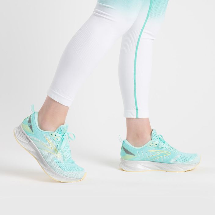 Кросівки для бігу жіночі Brooks Levitate 6 aruba blue/yellow 2
