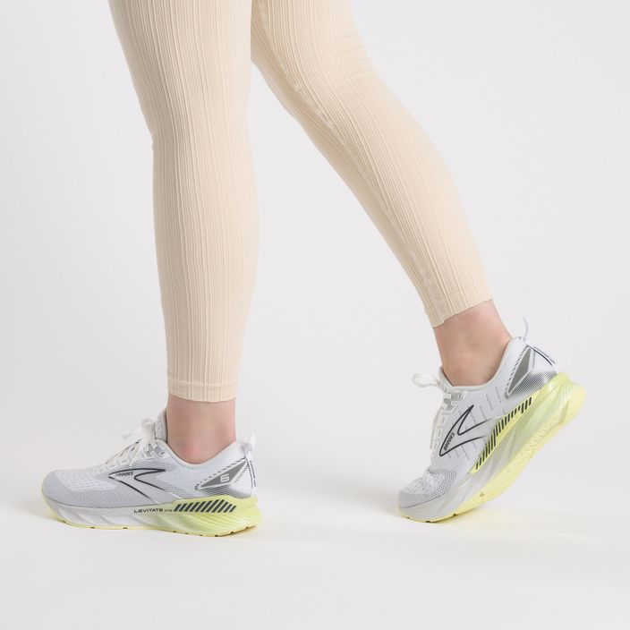 Кросівки для бігу жіночі Brooks Levitate GTS 6 white/oyster/yellow 3