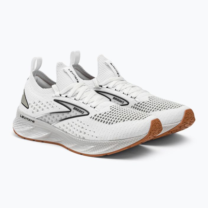 Кросівки для бігу жіночі Brooks Levitate StealthFit 6 white/bran 6