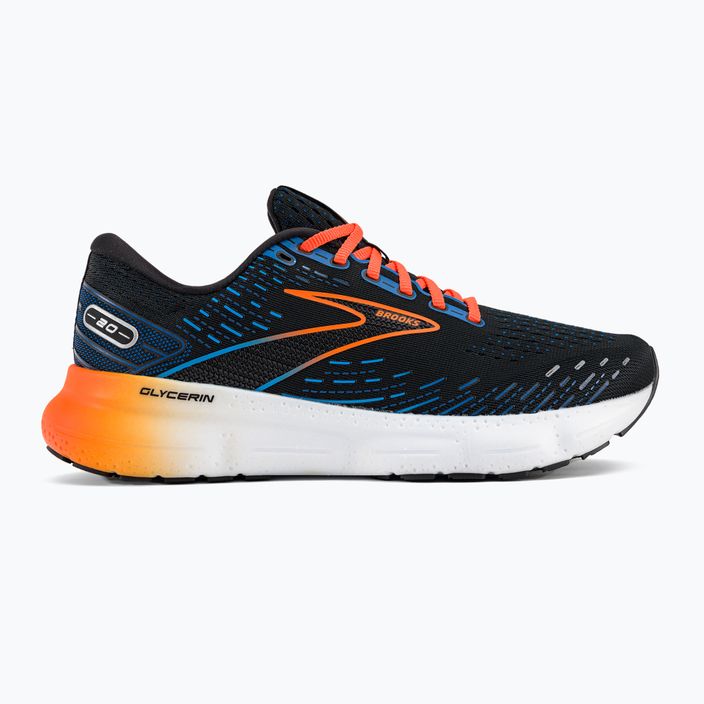 Кросівки для бігу чоловічі Brooks Glycerin 20 black/classic blue/orange 2