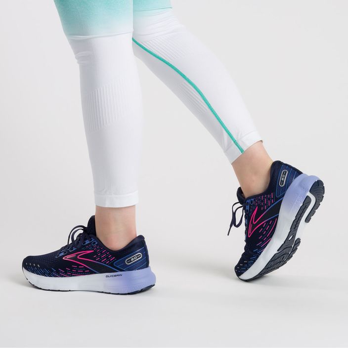 Кросівки для бігу жіночі Brooks Glycerin 20 peacoat/blue/pink 4