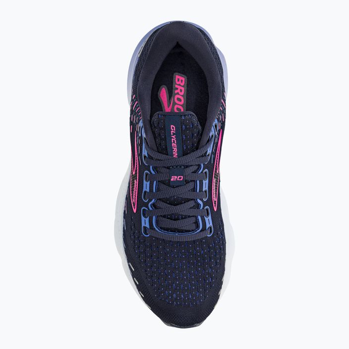 Кросівки для бігу жіночі Brooks Glycerin 20 peacoat/blue/pink 8