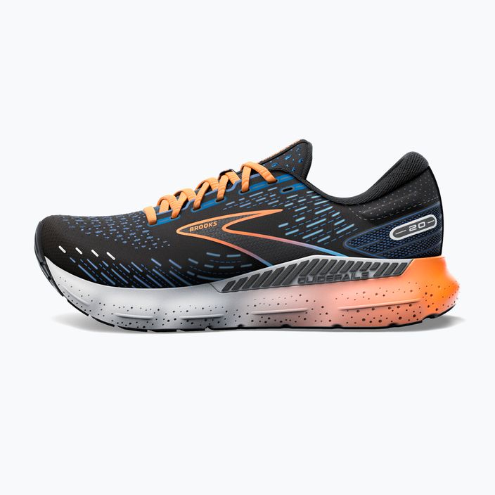 Кросівки для бігу чоловічі Brooks Glycerin GTS 20 black/classic blue/orange 13